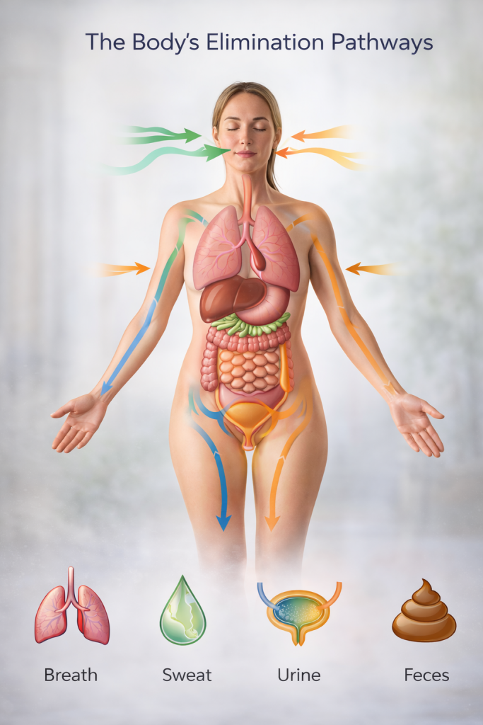 Body's elimination pathways