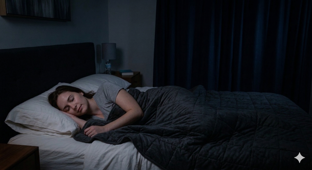 Deep sleep in a dark room